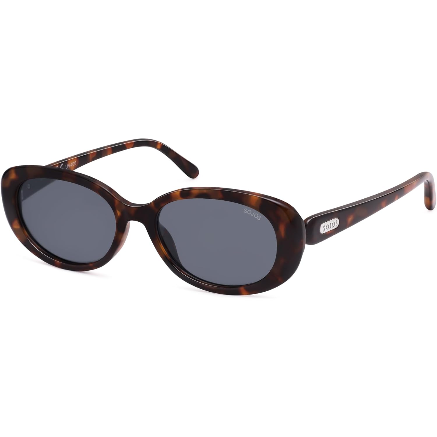 SOJOS Retro Oval Polarized Sunglasses for Women Men Vintage 90s Style Womens Mens Sunnies Sun Glasses SJ2369