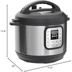 Instant Pot Duo 7-In-1 Mini Electric Pressure Cooker, Slow Rice Cooker, Steamer, Sauté, Yogurt Maker, Warmer & Sterilizer, Includes Free App With Over 1900 Recipes, Stainless Steel, 3 Quart