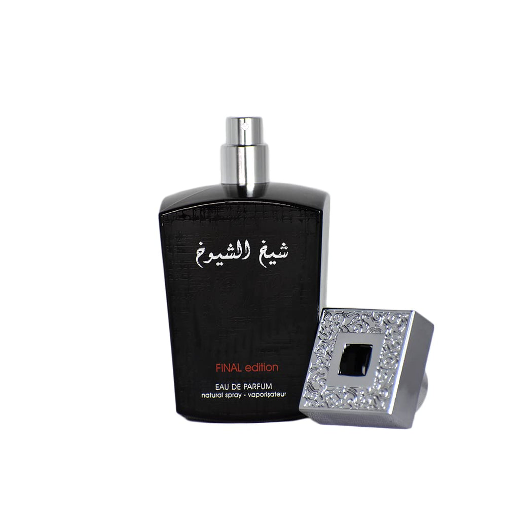 Lattafa Sheikh Al Shuyukh Final Edition Eau de Parfum Spray for Men, 3.4 Ounce