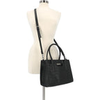 Nautica Womens Sandy Jr. Top Handel Satchel with Removable Crossbody Strap