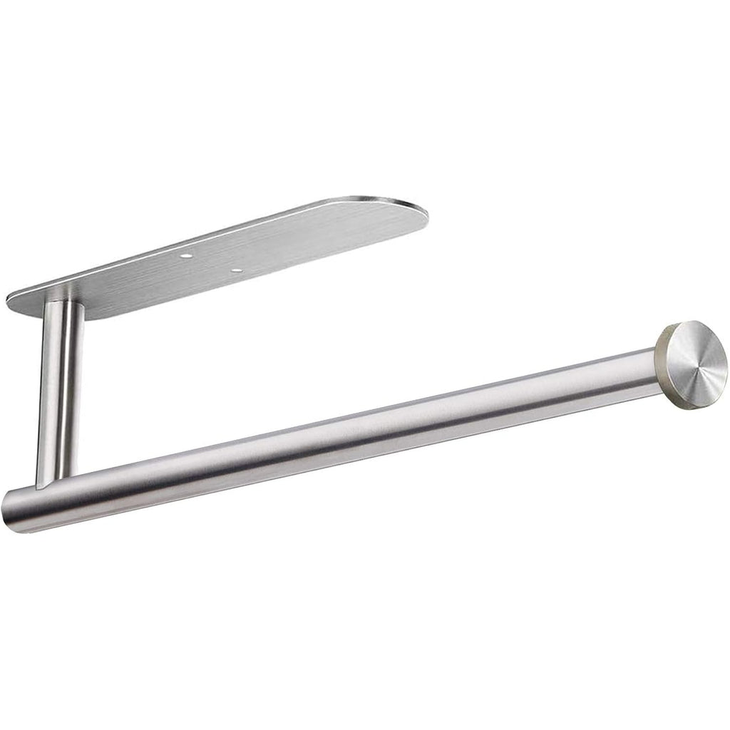 Paper Towel Holders for Kitchen,Paper Towels Bulk- Self-Adhesive Under Cabinet,Both Available in Adhesive and Screws,Stainless Steel