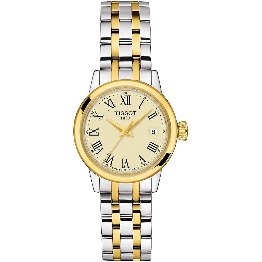 Tissot Classic Dream Stainless Steel Dress Watch Gold T1292102226300