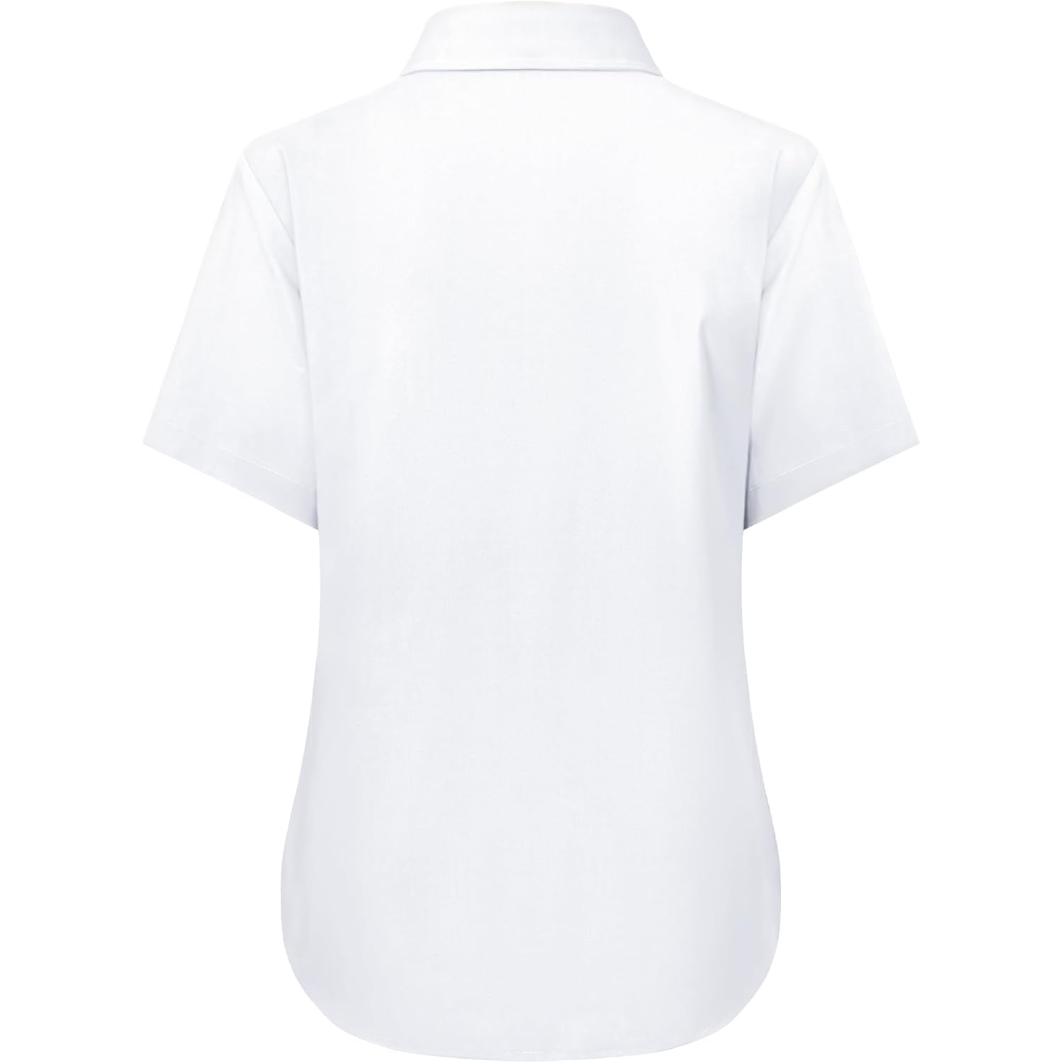 Button Down Shirts for Women Oxford Shirt Short Sleeve Wrinkle Free Dress Shirts Work Business Office Blouse