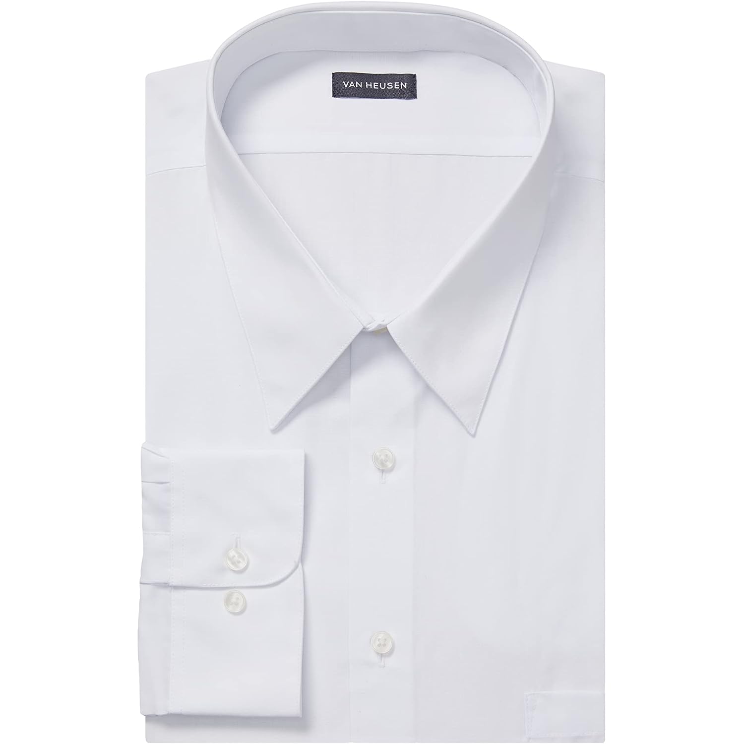 Van Heusen Men'S Big Fit Poplin Dress Shirt (Big & Tall)