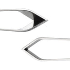 2 Pieces Fish Bone Tweezers, Stainless Steel Flat and Slant Tweezers Pliers Remover Tool (4.6")