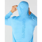 Carhartt Men'S Force Sun Defender™ Lightweight Long-Sleeve Hooded Logo Graphic T-Shirt