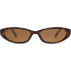 SOJOS Trendy Y2k Cat Eye Polarized Sunglasses Womens Mens, 80s 90s Retro Thin Small Oval Sunnies SJ2664