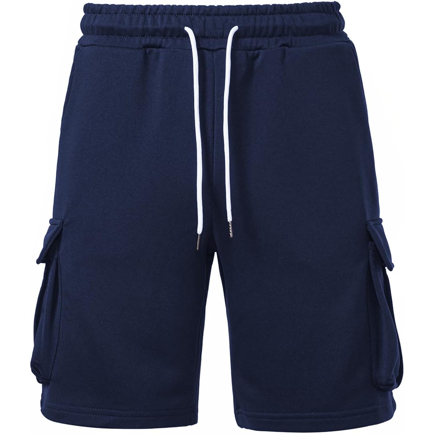 Pidogym Men'S Casual Jogger Shorts Sweat Cargo Short Pants Drawstring Elastic Waist Athletic Workout Shorts With 5 Pockets