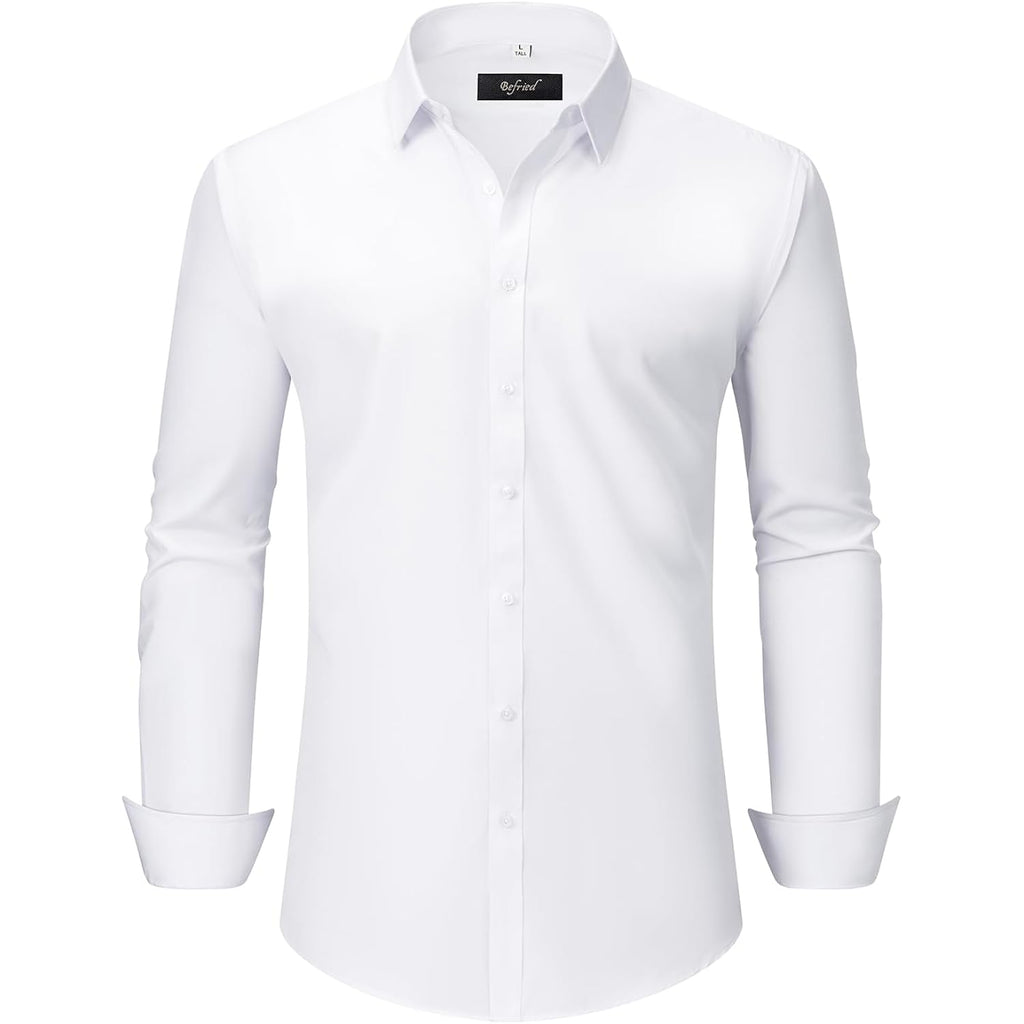 Dress Shirts For Men Big And Tall(Xl Big-6Xl Big Tall) Button Down Long Sleeve Business Casual Collared Shirt