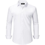 Dress Shirts For Men Big And Tall(Xl Big-6Xl Big Tall) Button Down Long Sleeve Business Casual Collared Shirt