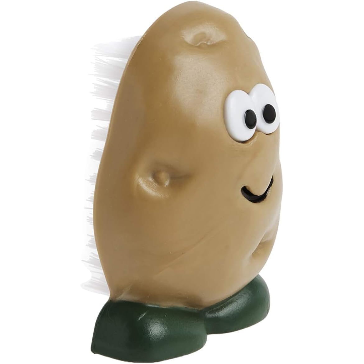 Joie Spud Dude Potato Brush, Compact Handheld Produce Scrubber, Cleans Vegetables And Fruits With Gentle Bristles