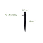 60 Piece Of Drip Irrigation Emitters 360 Degree And Professional Irrigation Drippers And Drip Emitters Or Sprinkler System Parts And Heads For 1/4 Inch Drip Tubing