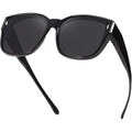Myiaur Oversized Fit Over Sunglasses For Women, Trendy Wear Over Glasses, Polarized Uv400 Protection Sunglasses For Driving