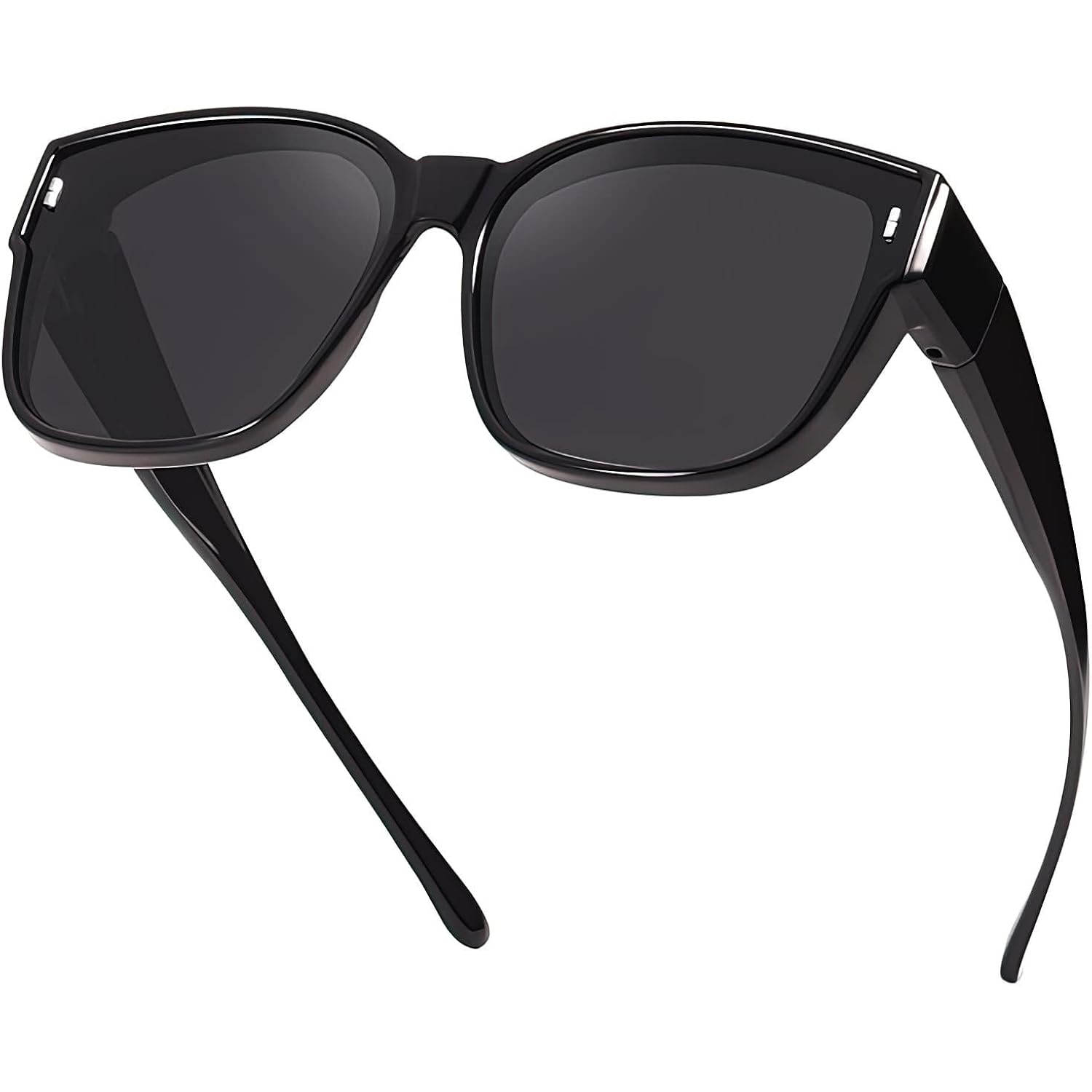 Myiaur Oversized Fit Over Sunglasses For Women, Trendy Wear Over Glasses, Polarized Uv400 Protection Sunglasses For Driving