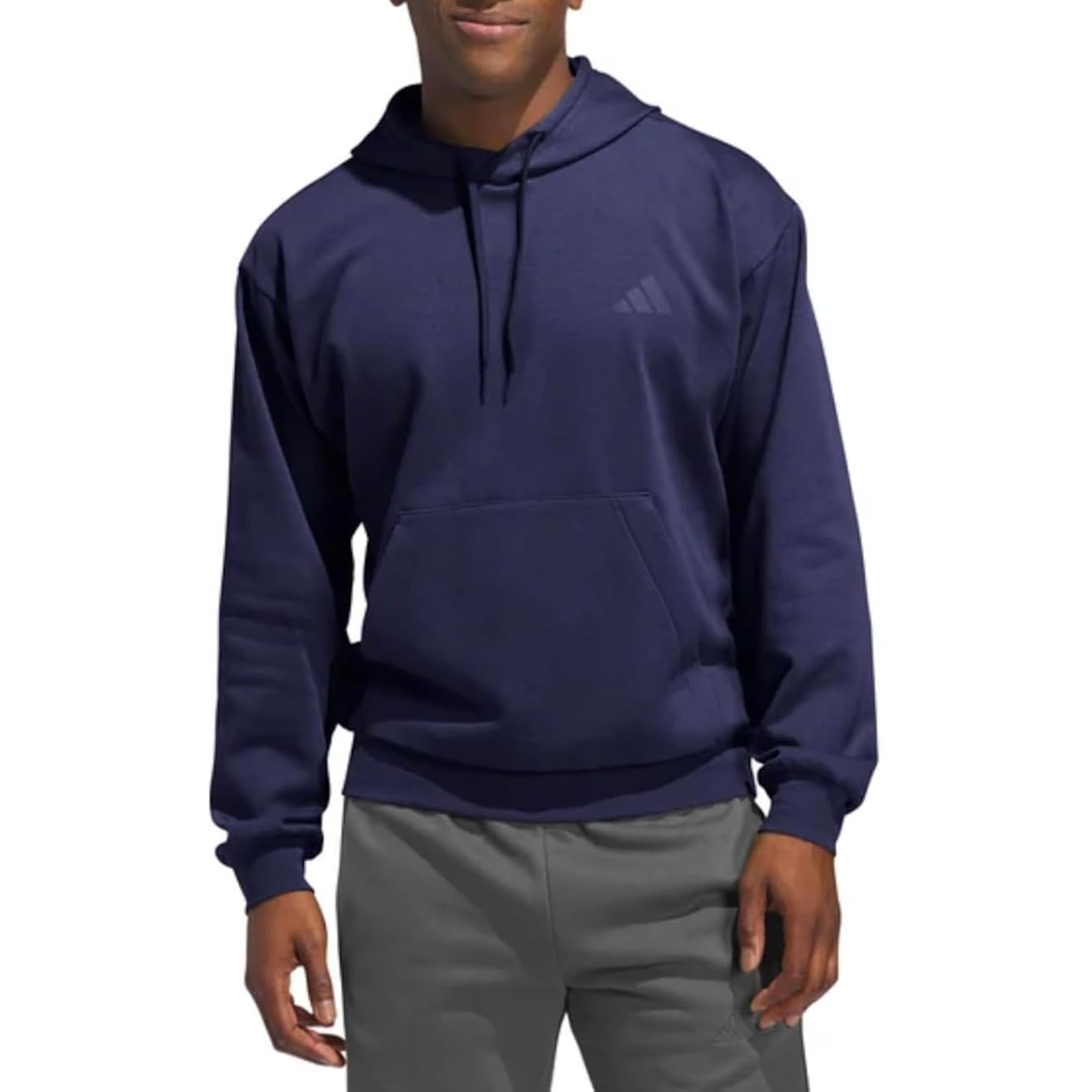Adidas Men'S Fleece Hoodie Pullover With Kangaroo Pocket