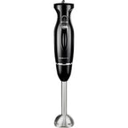 Ovente Immersion Hand Blender, 300W Electric Handheld Stick Mixer With 2 Mixing Speeds And Stainless Steel Blades For Smoothies, Purees & Baby Food, Black Hs560B