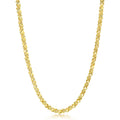 CHOW SANG SANG 999.9 24K Gold Machinery Chain Price-by-Weight 16.46g Gold Barleycorn Chain Necklace for Women 91555N | 17.7 Inches, (45 CM)