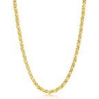 CHOW SANG SANG 999.9 24K Gold Machinery Chain Price-by-Weight 16.46g Gold Barleycorn Chain Necklace for Women 91555N | 17.7 Inches, (45 CM)