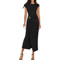 Zesica Women'S 2026 Summer Cap Sleeve Casual Bodycon Dress Elegant Wedding Guest Cocktail Party Formal Long Midi Dresses