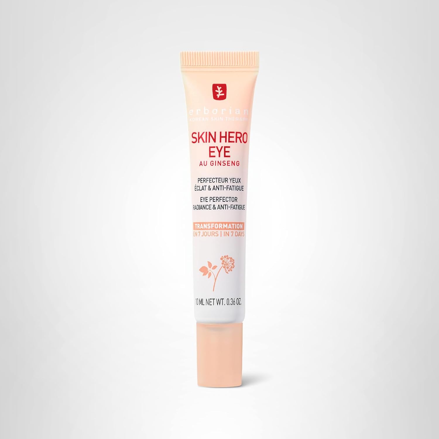 Erborian Skin Hero Eye Cream Perfector, De-Puffs, Hydrates & Blurs Appearance Of Fine Lines & Wrinkes For Radiant, Smooth Skin, Korean Skincare