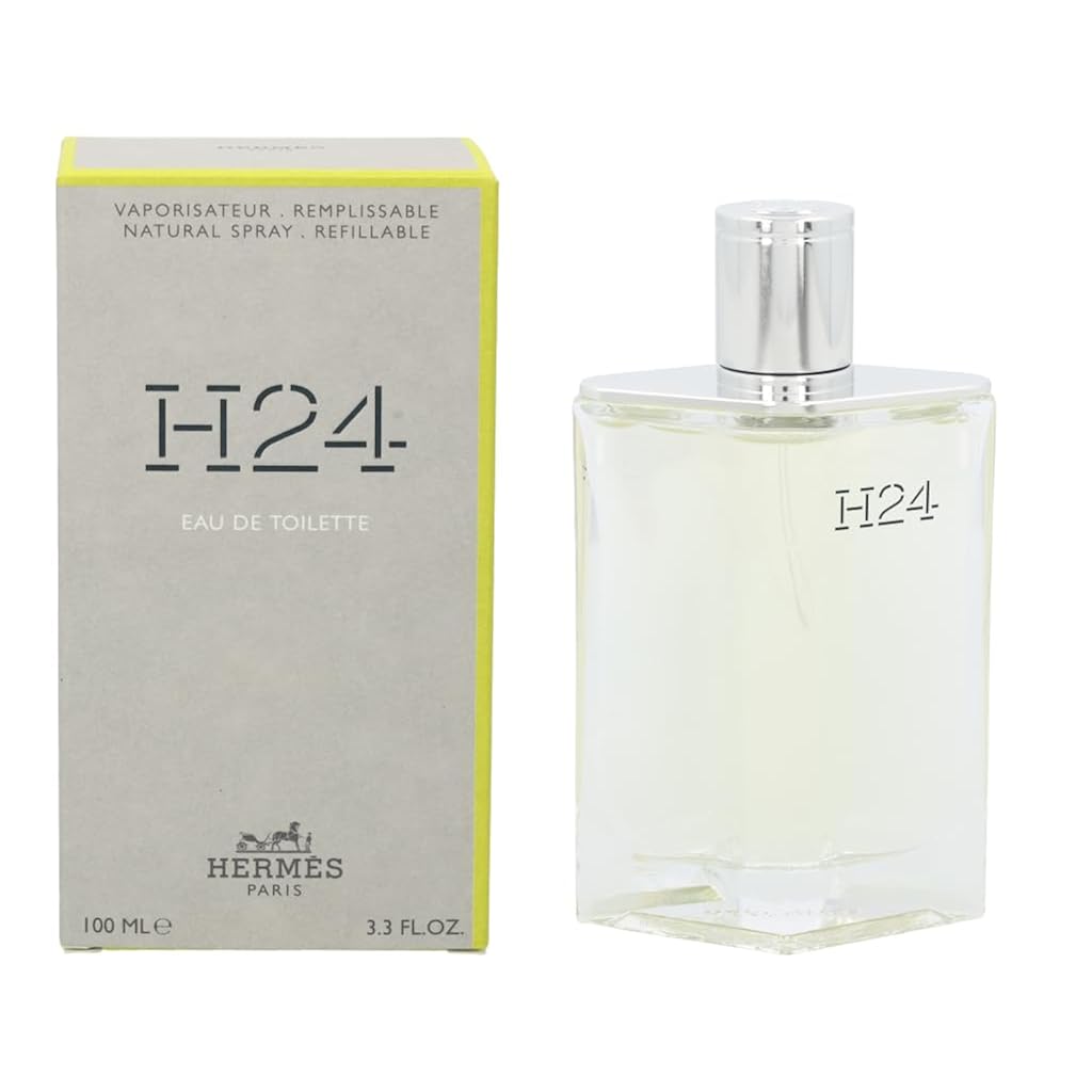 H24 by Hermes for Men 3.3 oz Eau de Toilette Refillable Spray