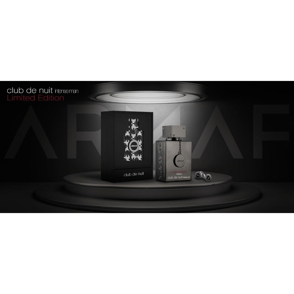 Armaf Club De Nuit Intense Limited Edition for Men Parfum Spray, 3.6 Ounce (with Cufflinks)