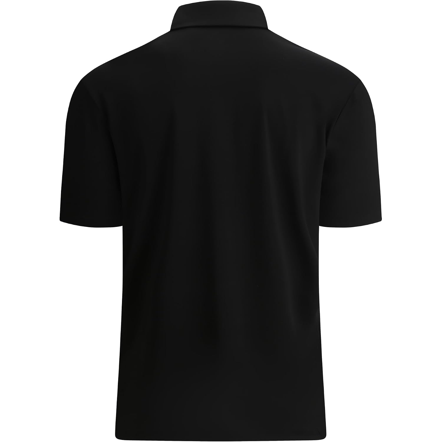 Alex Vando Mens Golf Shirt Quick-Dry Solid Short Sleeve Polo Shirts | Moisture Wicking,Inner Collar Decorative,Flexible Movement,Solid Sleek Silhouette,Sturdy Long-Wearing Build