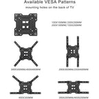 Suptek Tv Wall Mount Swivel And Tilt Full Motion For Most 23 To 60 Inch Tv Mount Up To 66Lbs Max Vesa 400X400Mm (A1+)