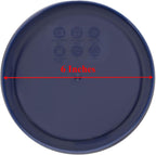Pyrex 7201-Pc (4-Cup) Blue Food Storage Lid (4-Pack) - Made In Usa | Bpa-Free Plastic | Round Shape | Replacement Cover | Designed For 7201 Glass Bowl | Dishwasher Safe