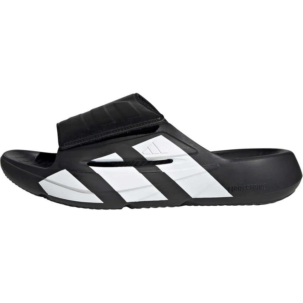 Adidas Mens Lightblaze Lace Up Sneakers Shoes Casual - Black, Grey