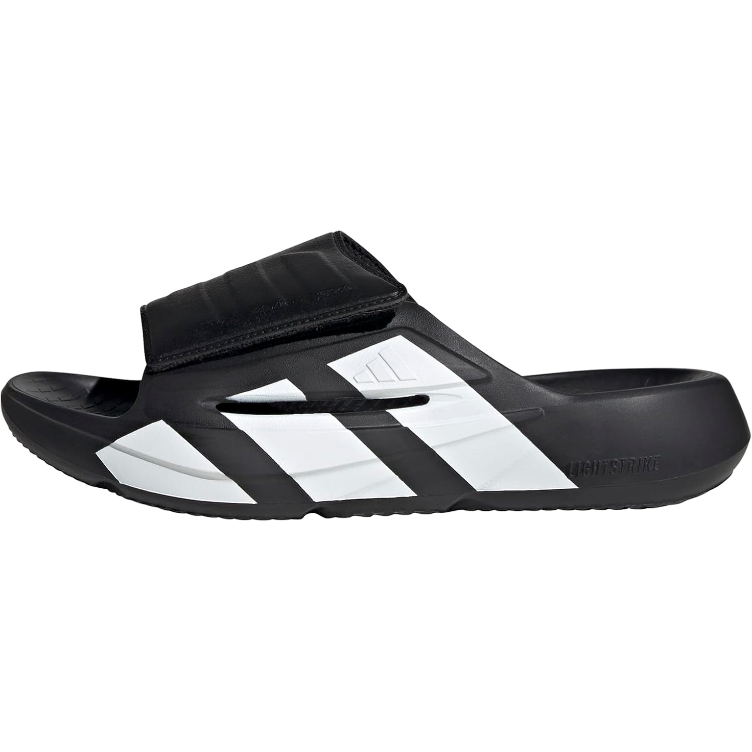 Adidas Mens Lightblaze Lace Up Sneakers Shoes Casual - Black, Grey