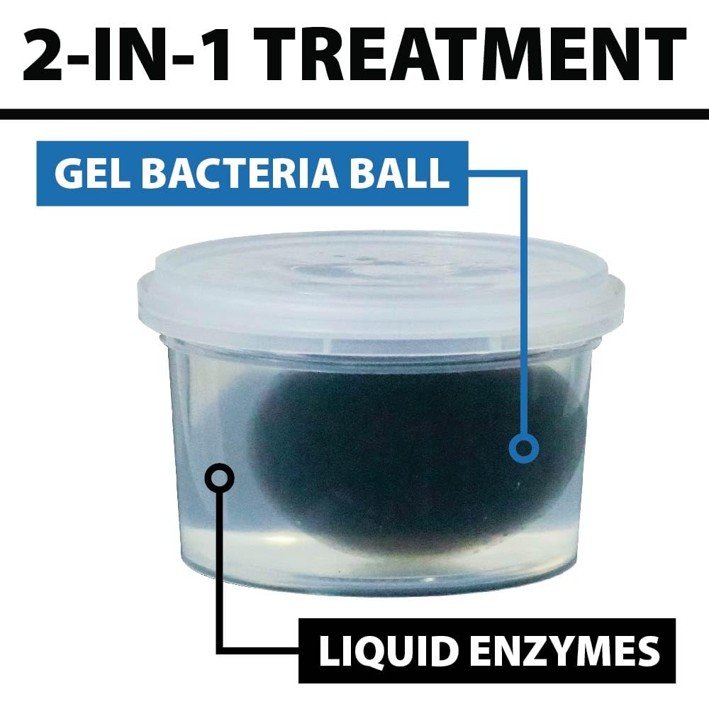 Crystalclear Pondshock Ball Freshwater Clarifier, Enzymes Shock Treatment | Natural Live Bacteria Muck & Sludge Remover For Small Outdoor Water Garden Ponds. Koi Fish & Aquatic Plants Safe