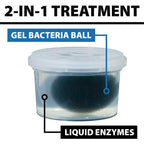 Crystalclear Pondshock Ball Freshwater Clarifier, Enzymes Shock Treatment | Natural Live Bacteria Muck & Sludge Remover For Small Outdoor Water Garden Ponds. Koi Fish & Aquatic Plants Safe