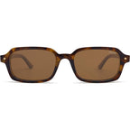 SOJOS Trendy Rectangle Polarized Sunglasses Womens Mens, Small Retro Fashion Thin Slim Square Sunnies SJ2610