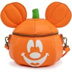 Loungefly Disney Mickey Mouse Mick-O-Lantern Halloween Crossbody Purse Bag
