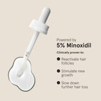 Keeps Minoxidil Solution 5% for Men - Extra Strength Topical Hair Regrowth Treatment - Non-Greasy Scalp Solution - Clinically Proven to Increase Hair Growth - 3 Month Supply (3 x 2 fl oz Bottles)