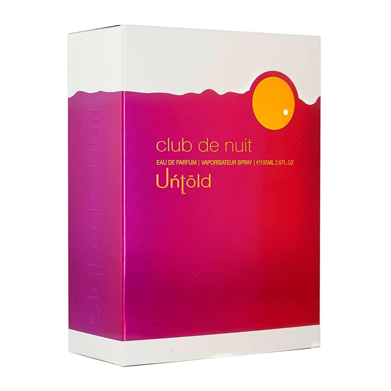 Armaf Club De Nuit Untold For Men Eau De Parfum Spray, 3.6 Ounce