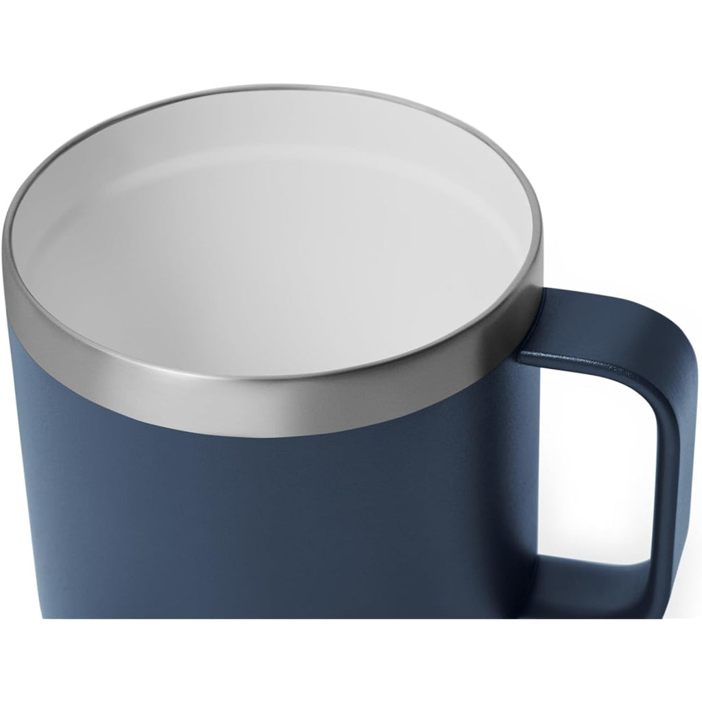 Yeti Rambler 14 Oz Ceramic Lined Stackable Mug, Vacuum Insulated, Stainless Steel With Magslider Lid, Navy