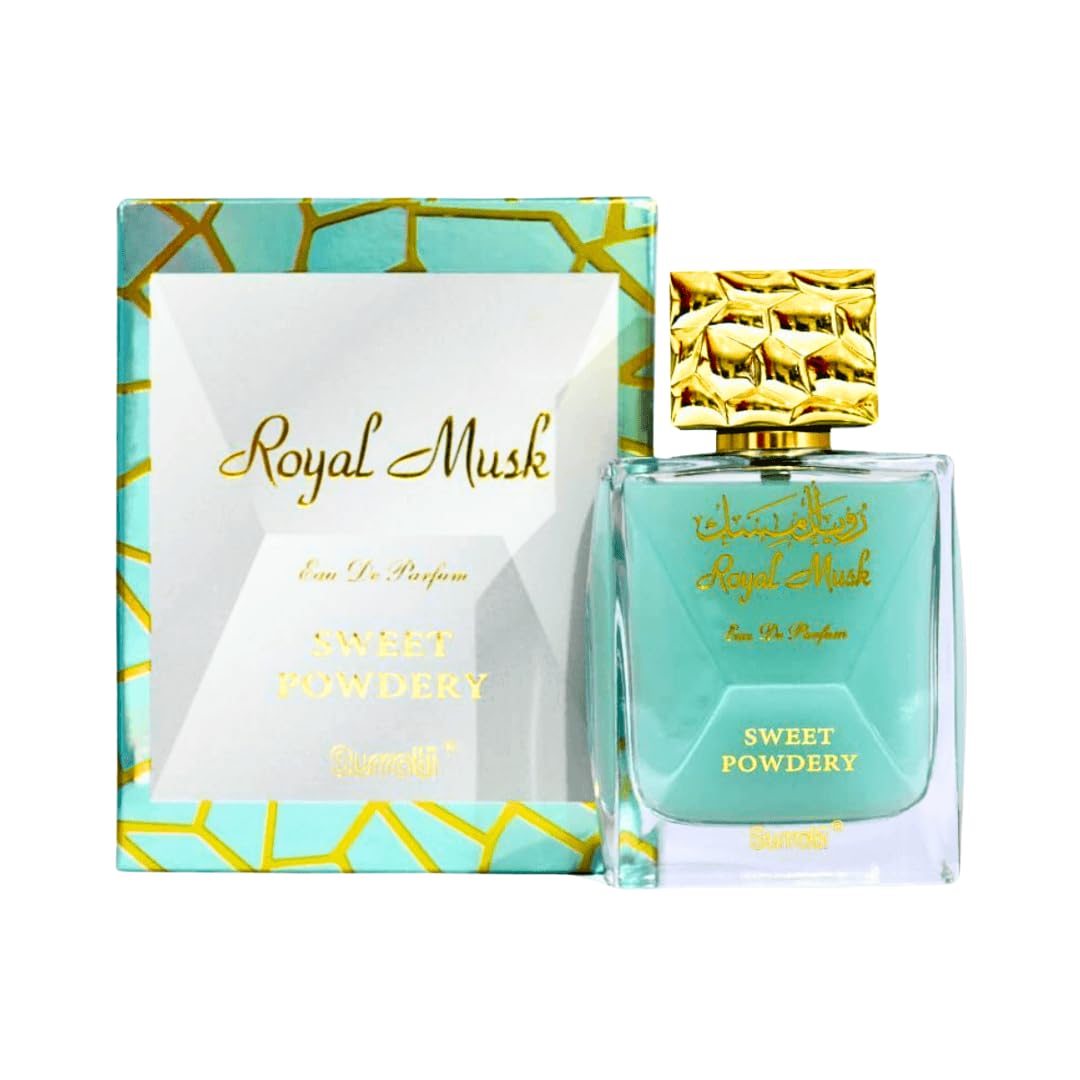 Surrati Royal Musk Sweet Powdery Long Lasting Arabian Perfumes For Women - Eau De Parfum Spray 100Ml(3.4 Oz), Womens Perfume With Vanilla, Woody & Musky Notes - Ladies Perfume & Premium Gift For Women