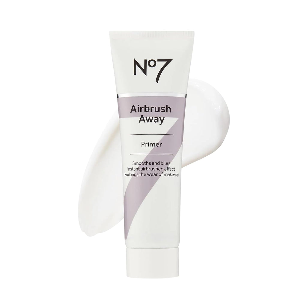 No7 Airbrush Away Face Primer - Hydrating Makeup Primer With Hyaluronic Acid - Helps To Smooth The Appearance Of Fine Lines & Wrinkles For Seamless Makeup Application (30Ml)