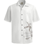 Hardaddy Men'S Hawaiian Shirt Short Sleeves Coconut Printed Button Down Summer Beach Casual Shirts