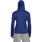Reebok Hooded Rash Guard For Men– Long Sleeve Sun Shirt, Upf 50+ Uv Protection Fishing Running Hiking Athletic Workout