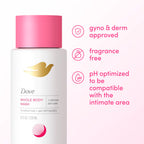 Dove Intimate Wash For Women, 8 Oz | Unscented Ph-Optimized Feminine Wash With Hyaluronic Acid For Sensitive Intimate Skin And Everyday Comfort