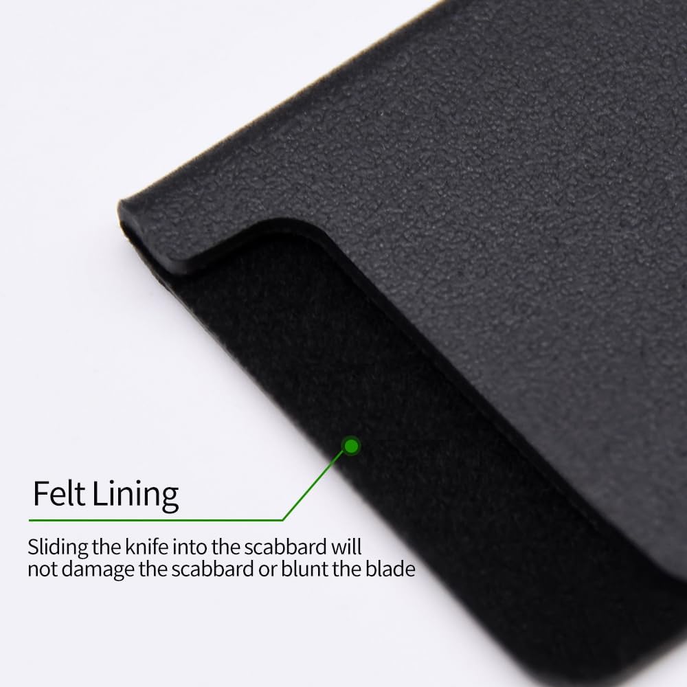 10pcs Universal Knife Edge Guards Set, Non-BPA Knife Sheath, Gentle on Your Blades
