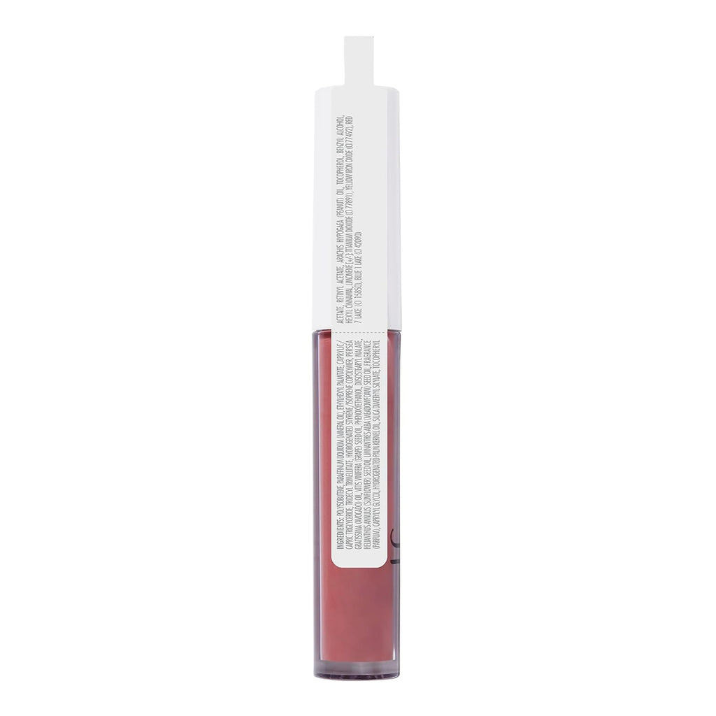 e.l.f. Lip Lacquer, Hydrating Lip Gloss, Non-Sticky Ultra-Shine with Vitamin A & E, Vegan & Cruelty-Free, Wild Rose