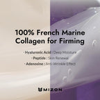 Mizon Collagen Power Firming Eye Cream, Collagen, Anti-Wrinkle, Elastin Booster, Moisturizing, Skin Elasticity With Hyaluronic Acid. (25Ml, 0.84 Fl Oz) | Firming, Hydrolyzed Collagen, Adenosine, Fine Line Treatment, Elastin Booster, Dark Circle Treatment