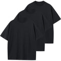 Keepshowing Men'S Cotton T-Shirts Oversized Unisex Short Sleeve Crew Neck Loose Basic Tops Solid Athletic Tee