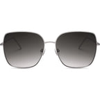 Sojos Trendy Oversized Square Metal Frame Sunglasses For Women Men Retro Big Flat Lens Uv Protection Sunglasses Sj1146
