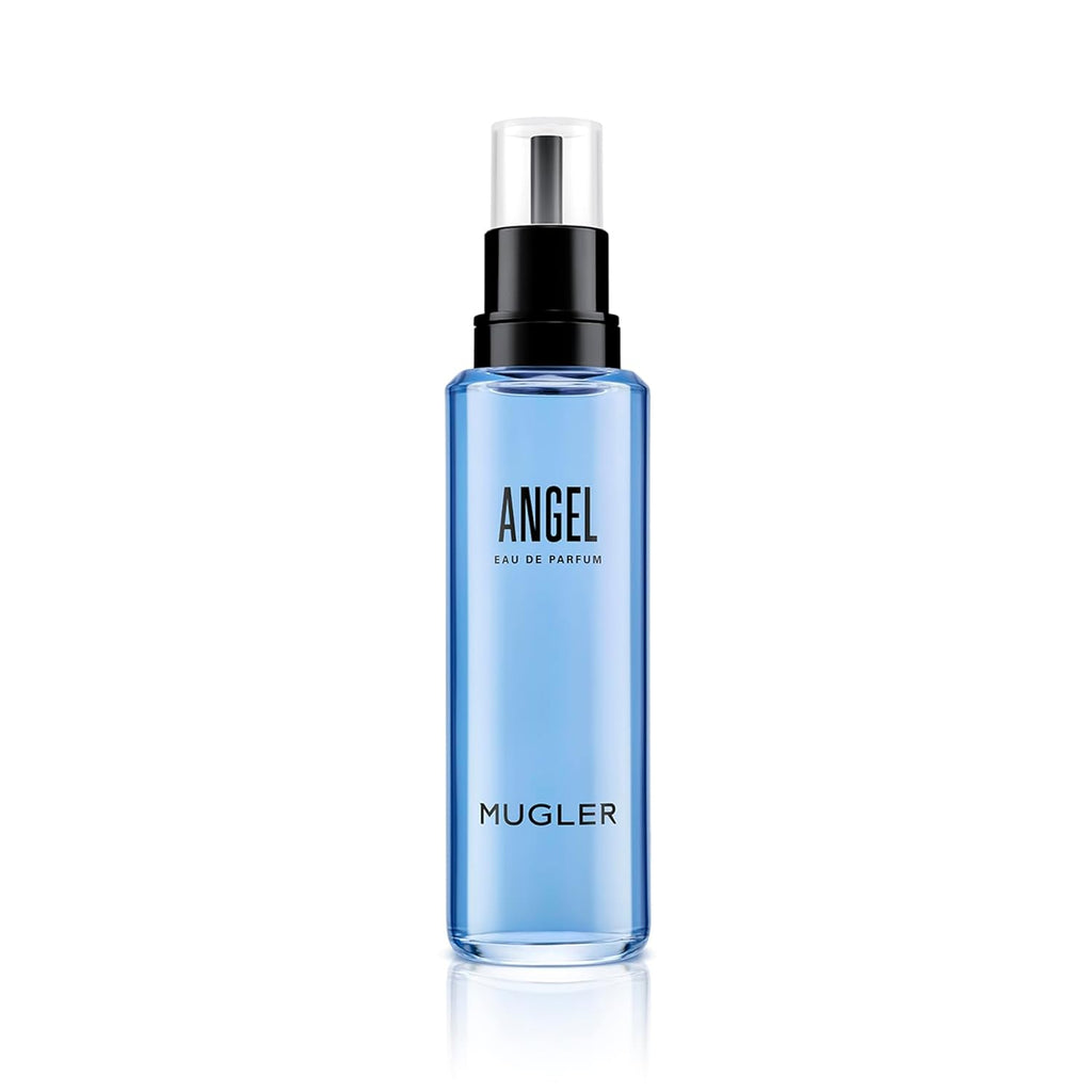 Mugler Angel Refill - Eau de Parfum - Women's Perfume - Ambery & Woody - With Bergamot, Praline, and Patchouli - Long Lasting Fragrance - 3.3 Fl Oz