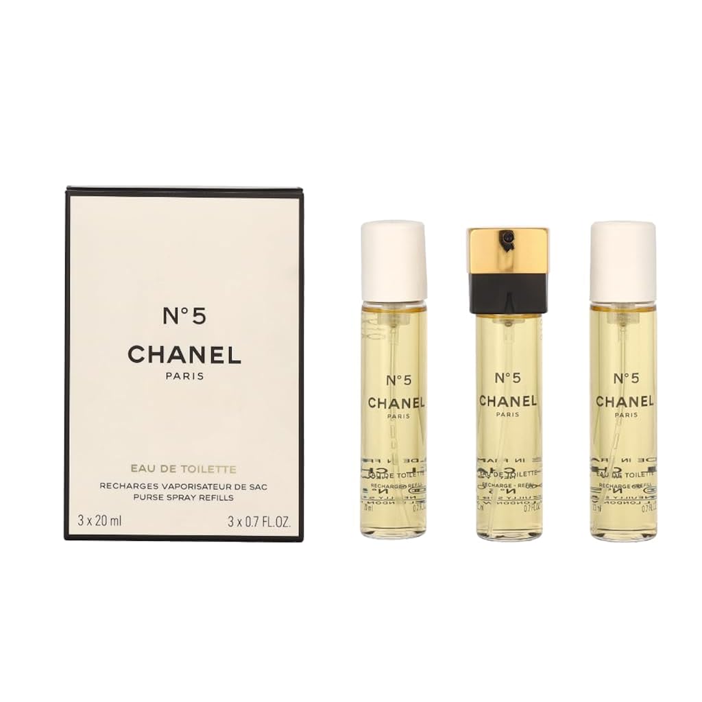 Chanel - No.5 Eau De Toilette Purse Spray Refills 3X20Ml/0.7Oz